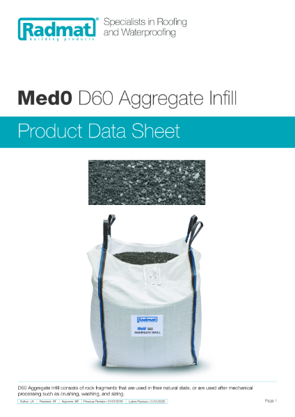 MedO D60 Aggregate Infill PDS