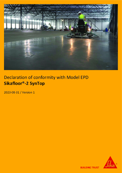 EPD - Sikafloor 2 SynTop