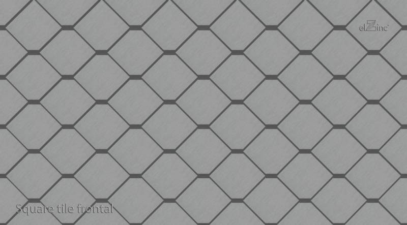 elZinc Square Tile Cladding