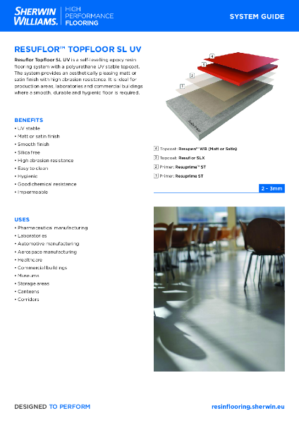 Resin Flooring Resuflor Topfloor SL UV System Guide
