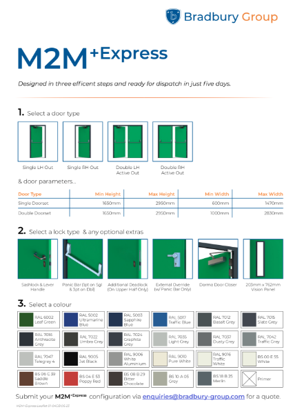 M2M+Express Steel Door Product Leaflet