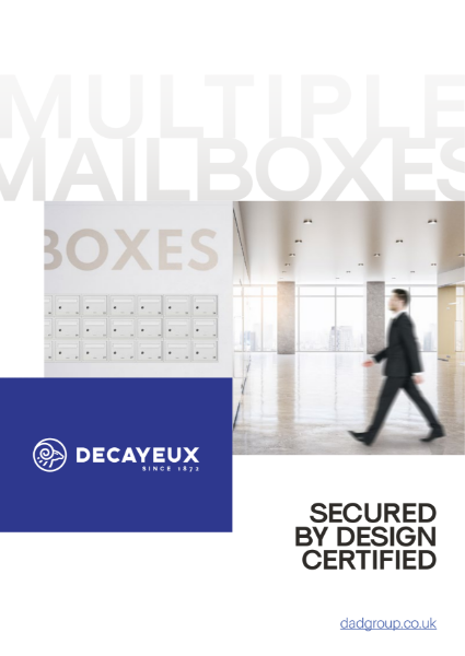 MULTIPLE MAILBOXES - SECURED BY DESIGN