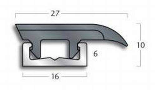 Clip-Top Transition Strip PVC-u and Metallic PVC-u Range