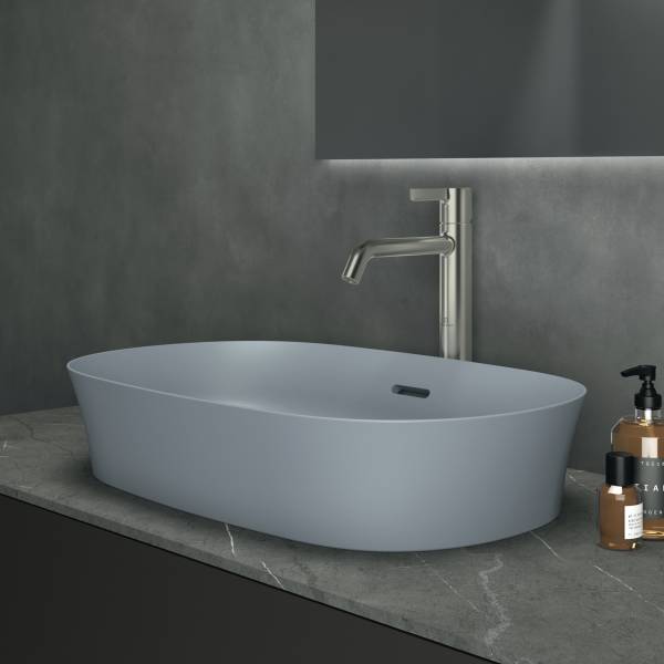 Ideal Standard Ipalyss 60cm Oval Vessel Washbasin With Overflow