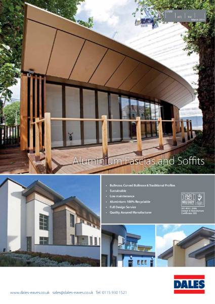 Aluminium Fascias and Soffits: Aluminium Eaves Systems