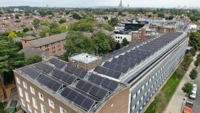 NIBE Ground Source & PV-T for large-scale project at the University of West London
