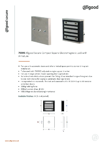 75595 Datasheet Iss03