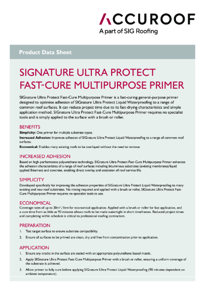 SIGnature Ultra Protect Fast Cure Multi Purpose Primer