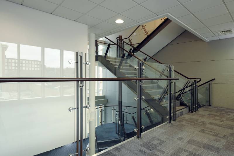 Duo D411 Glass Balustrades for Royton Health and Wellbeing Centre