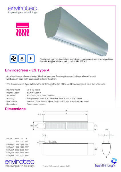 Enviroscreen - ES Type A