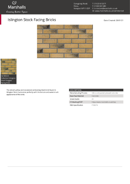 Islington Stock Facing Brick