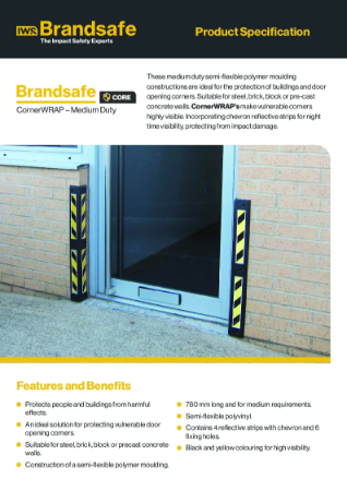 CornerWRAP Protector (Medium Duty) - Brandsafe Spec Sheet