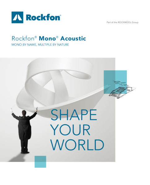 Rockfon Mono Acoustic - a seamless, Class A acoustic ceiling and wall system