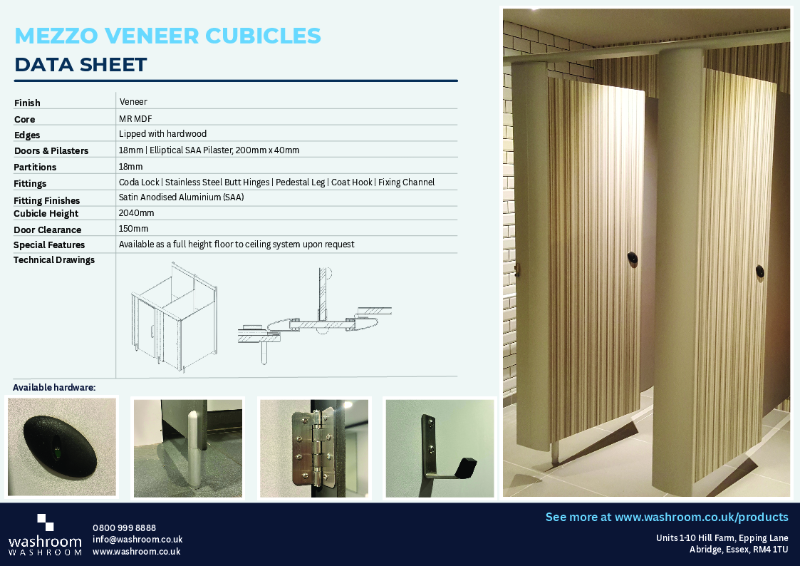 Mezzo Veneer Cubicles