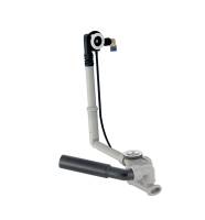 Geberit bathtub drain with turn handle and inlet, d52, length 26 cm