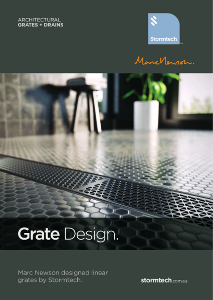 Grate design - Marc Newson designed linear grates