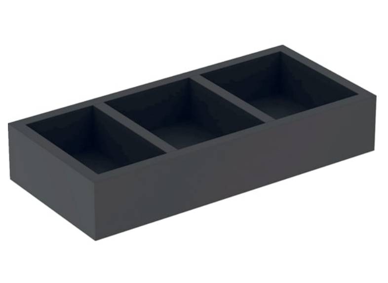 Geberit drawer insert, H-partition, for top drawer