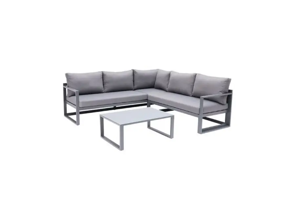 Lundamo Hjørnesofa + Bord - Hillerstorp