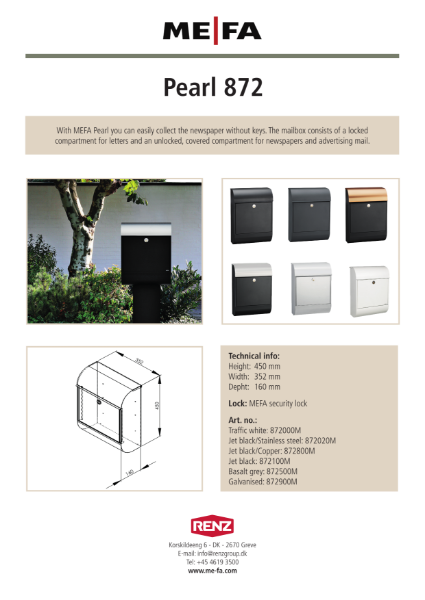 MEFA Pearl Datasheet