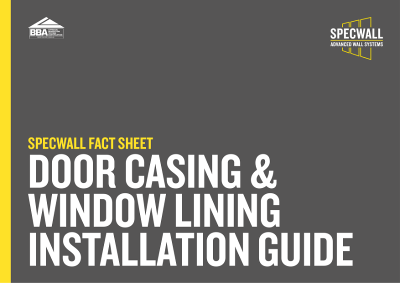 Specwall Door Installation Document