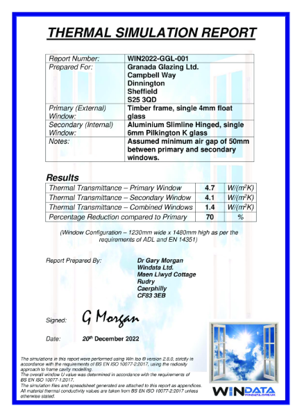 SLHU - Thermal Simulation Report