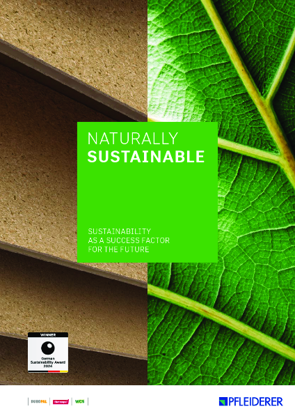 Pfleiderer Naturally Sustainable