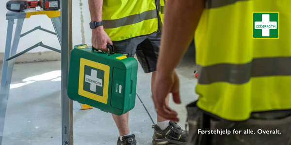 Førstehjelpsutstyr for å hjelpe den som trenger hjelp