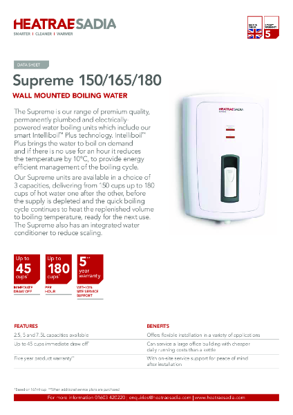 Supreme-Techincal-Data-Sheet