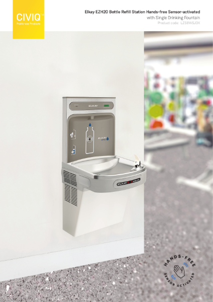 Elkay® EZH2O® Drinking Fountain and Bottle Filling Station (Sensor-Activated)