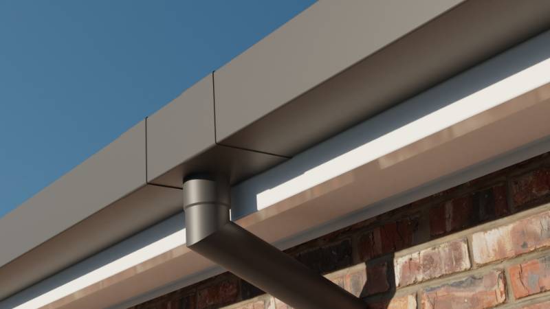 Aluminium Box Gutter - Delta 125 - Gutter