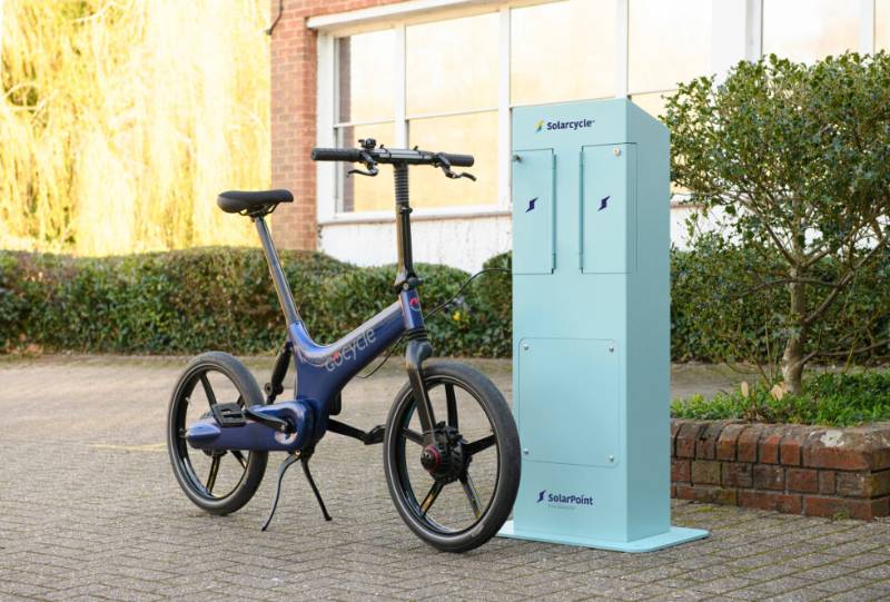 Falco Solarcycle E-Bike Solar Charging Station - Solar E-bike Charger