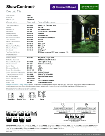 Dye Lab Carpet Tile 5T041