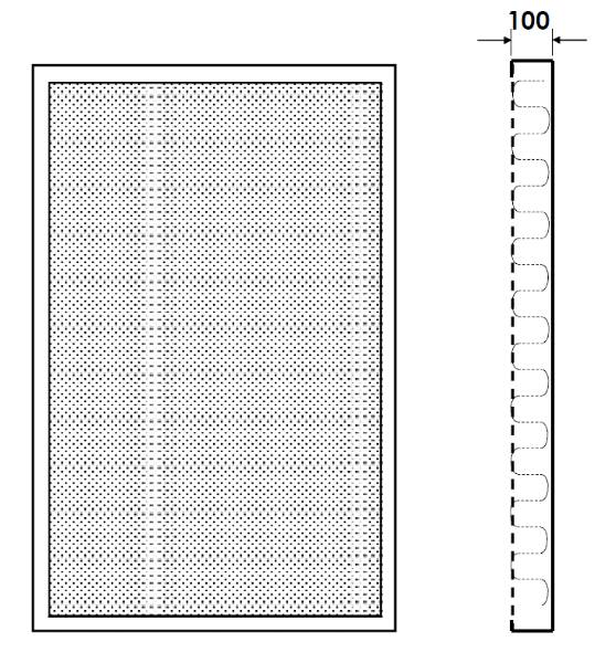 Acoustic Panel 100mm thick - Metal Enclosure Panels