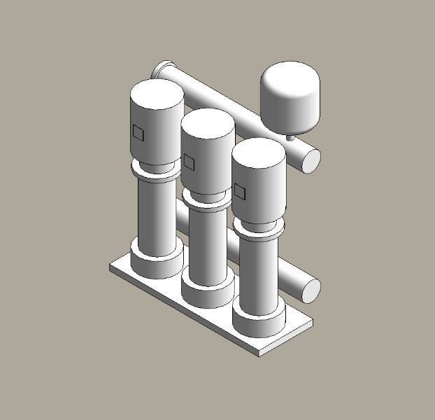 Pressure booster sets 