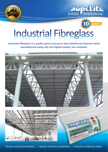 Industrial Fibreglass - quality general purpose glass reinforced polyester sheet