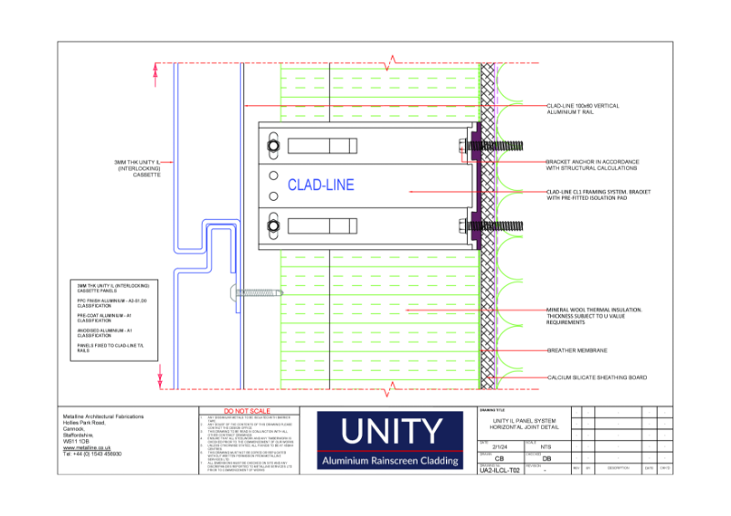 Unity A1 IL-T02 Technical Drawing