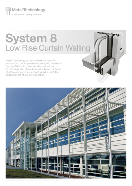 Aluminium Low Rise Curtain Walling