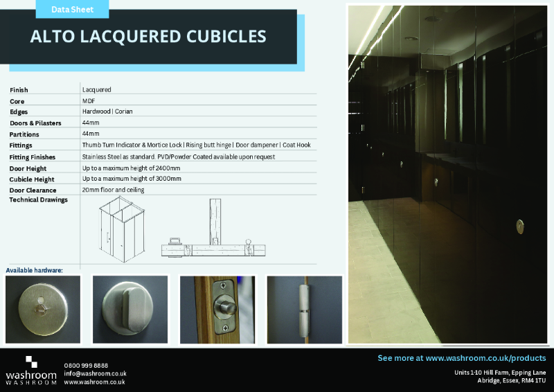 Alto Lacquered Cubicles