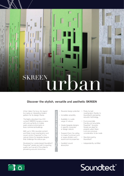 Urban Specification Sheet pdf