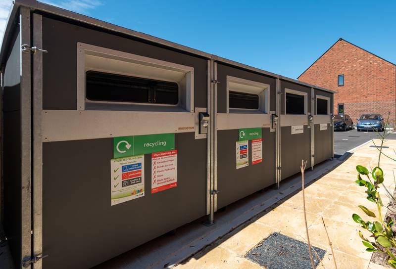 metroSTOR PBMN Bin Storage Housings 660L 4-Wheeled Bins