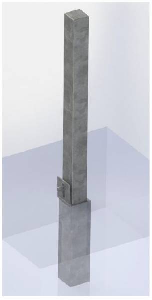 ASF Square Removable Bollard