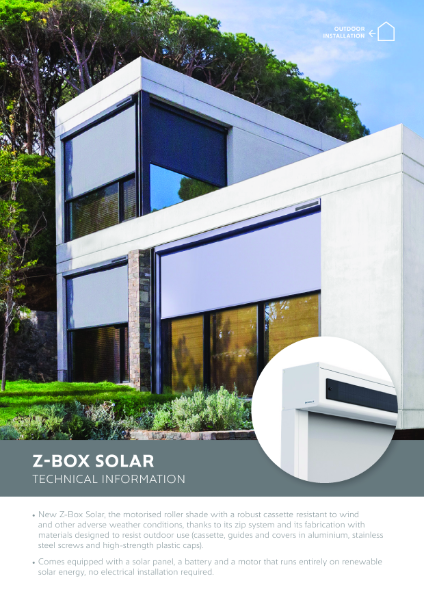 Z-Box Solar - Data Sheet