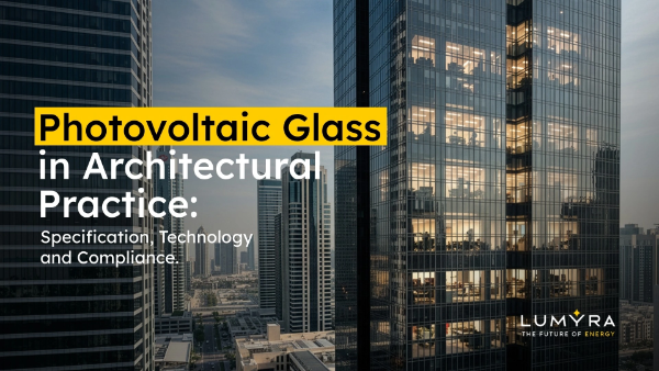 Photovoltaic Glass in Architectural Practice: Specification, Technology and Compliance.