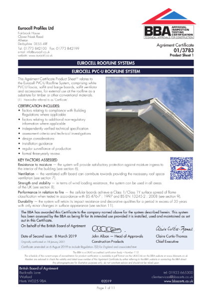 EUROCELL ROOFLINE SYSTEMS