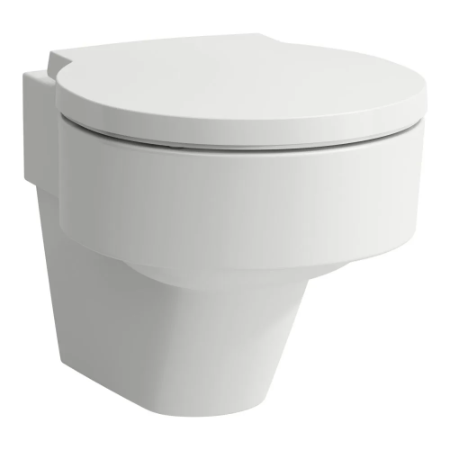 VAL - Seinä-WC, Kaulukseton, Washdown-Huuhtelu, ei Huuhtelukaulusta