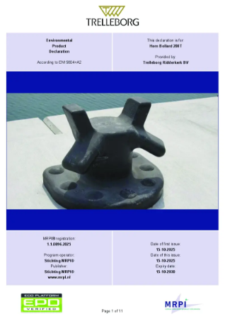 1.1.00996.2025 Horn Bollard 200T.pdf | Trelleborg Ridderkerk BV | NBS ...