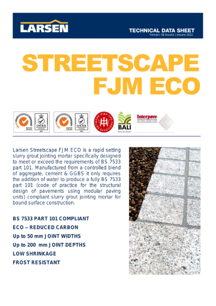 FJM Eco BS 7533 Type 40 Jointing Mortar