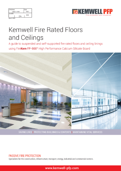 Kemwell FP-900 Fire Rated Ceilings and Floors Information Sheet
