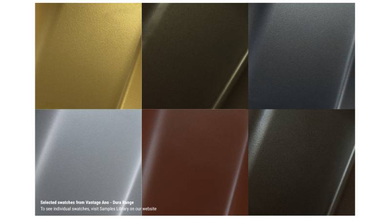 Vantage Range | Ano-Dura - High-Grade Anodise-effect Powder Finish