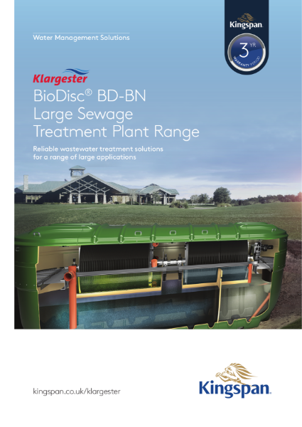 Kingspan Klargester Biodisc Commercial BD-BN Brochure